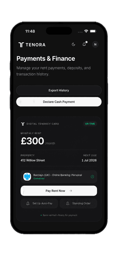 Tenant payments